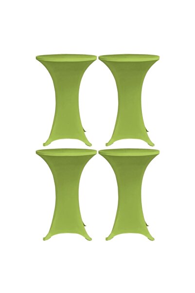 vidaxl Husă elastică pentru masă, 4 buc., verde, 80 cm