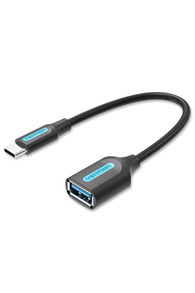 Vention Cablu OTG USB 3.1 (Gen 1) C tată la A mamă, 0,15M, Negru, PVC