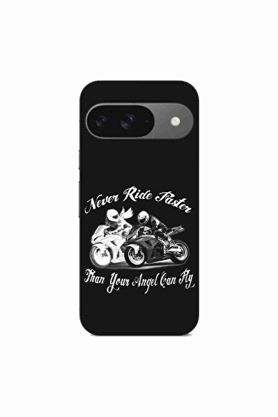 OEM Husa compatibila cu Google Pixel 9 Pro Silicon Gel Tpu Model Never Ride F...