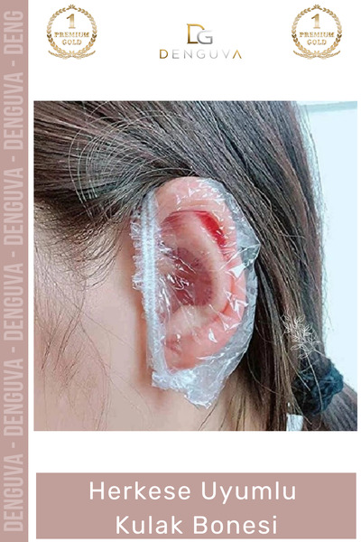 Denguva # Earplugs Waterproof Transparent Polyethylene Elastic Flexible Hygie...