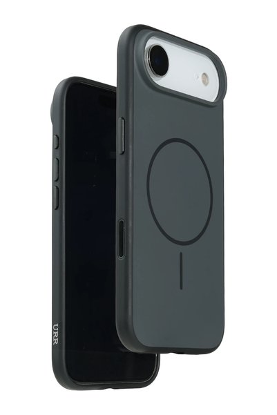 Fuchsia غطاء URR لامدا ماتي iBeats Magsafe متوافق مع هاتف iPhone 17 Air - أسود
