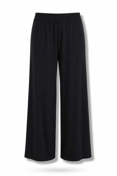 5in1Canpolat Black Elastic Waist Casual Tracksuit 18115