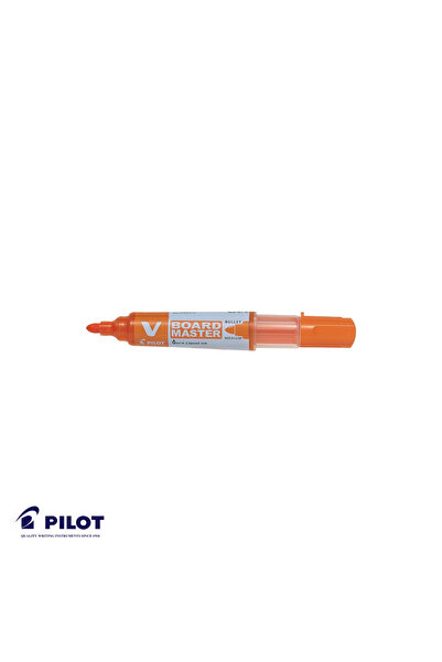 Pilot Marker pentru tablă albă Vboard, vârf rotund de 6 mm, cerneală portocal...