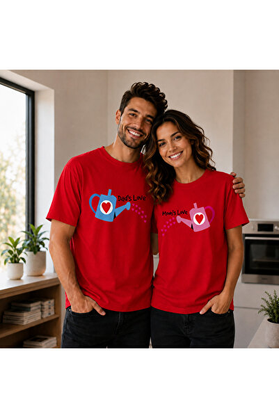 VODEXA Tricou oversize unisex DADS LOVE, imprimat, 100% bumbac, croială confo...