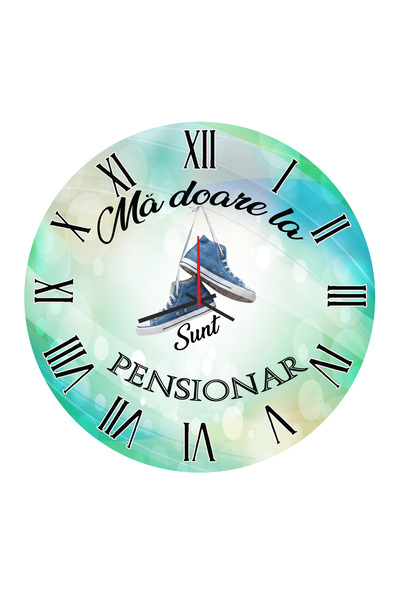 Eom Ceas Perete MDF 35 cm Mecanism Silentios - Cadou Pensionare "Ma Doare la ...