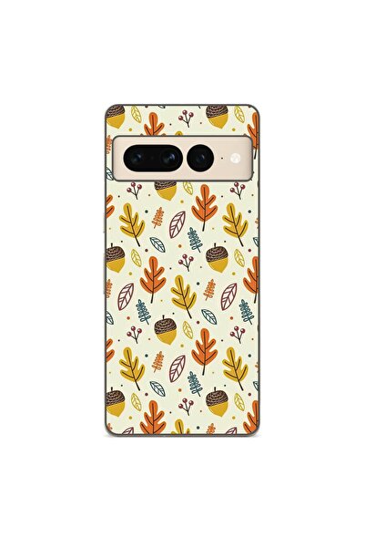 OEM Husa compatibila cu Google Pixel 8 Pro Silicon Gel Tpu Model Autumn Pattern