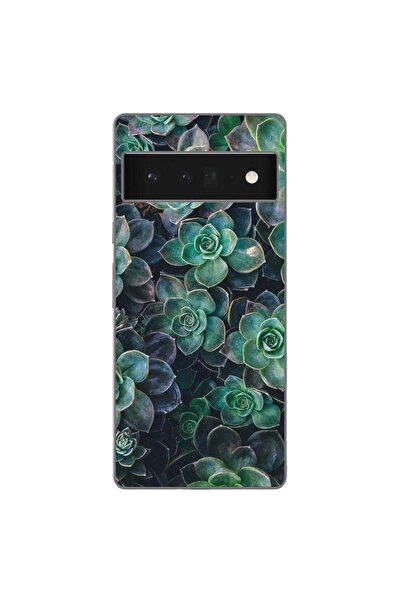 OEM Husa compatibila cu Google Pixel 6 Pro Silicon Gel Tpu Model Flori de Stanca