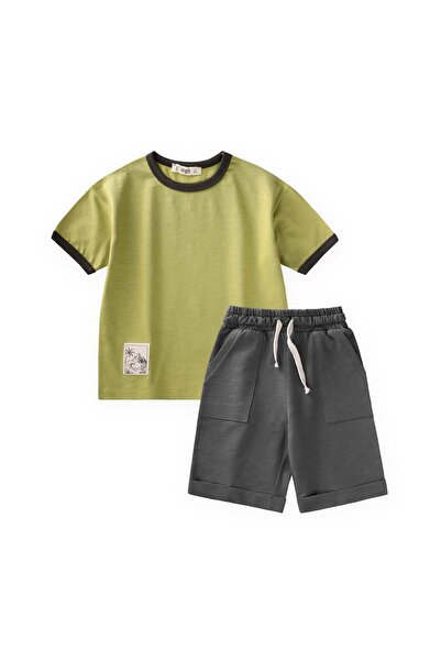 Cigit Set majica Capri za decu od 2 do 10 godina, limeta boje