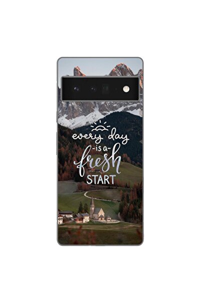 OEM Husa compatibila cu Google Pixel 6 Pro Silicon Gel Tpu Model Mesaj Fresh ...
