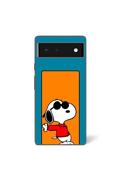OEM Калъф, съвместим с Google Pixel 6, силиконов гел TPU модел Снупи