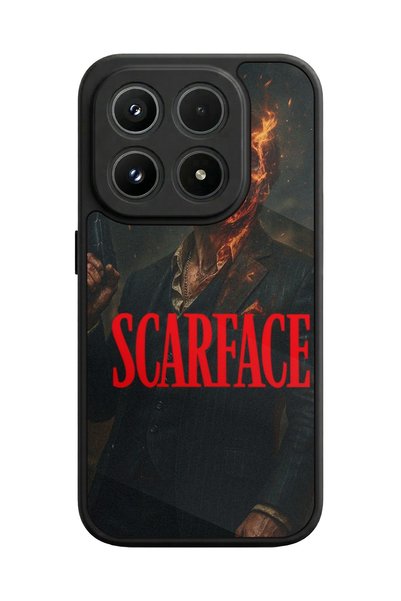 BGAKSESUAR حافظة XlAOMI Mi 17 5G المتوافقة مع تصميم Scarface اللامع الفاخر