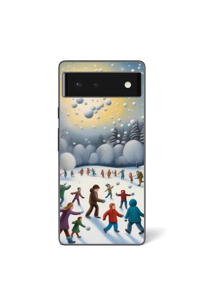 OEM Husa compatibila cu Google Pixel 6 Silicon Gel Tpu Model Copii la Joaca I...