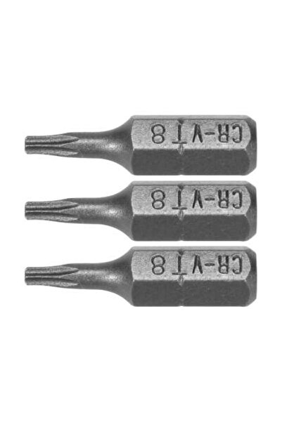Sthor Set 3 Biți Torx 1/4'' T8X25Mm