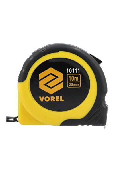 Vorel Ruletă 10Mx25Mm, Galben - Negru