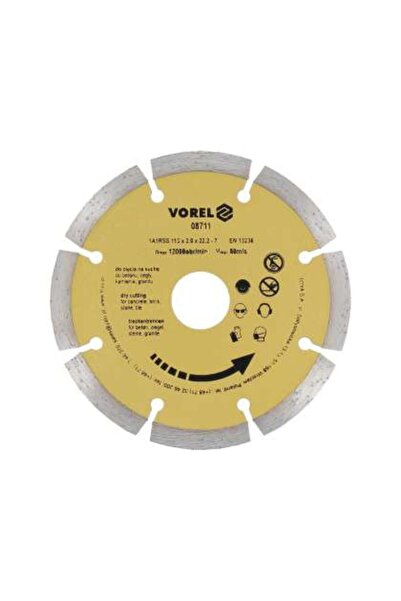 Vorel Disc Diamantat Cu Segmente 115Mm
