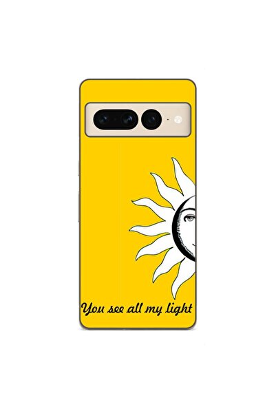 OEM Husa compatibila cu Google Pixel 7 Pro Silicon Gel Tpu Model Cupluri Soarele