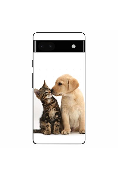 OEM Husa compatibila cu Google Pixel 6A Silicon Gel Tpu Model Pisicuta Catelu...