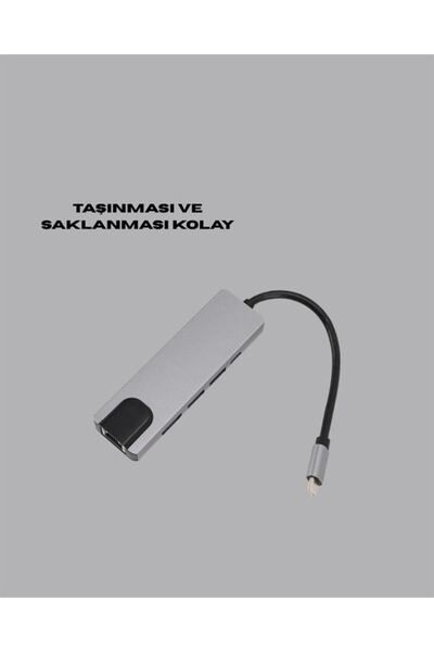 Sepetink مركز USB‑C متعدد الوصلات – 5 جيجابت في الثانية، 100‑240 فولت، تصميم ...