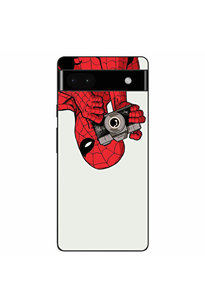 OEM Husa compatibila cu Google Pixel 6A Silicon Gel Tpu Model Spiderman