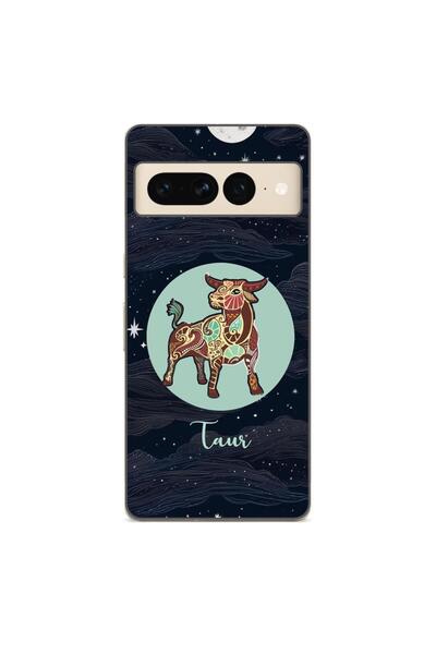 OEM Husa compatibila cu Google Pixel 7 Pro Silicon Gel Tpu Model Horoscop Taur