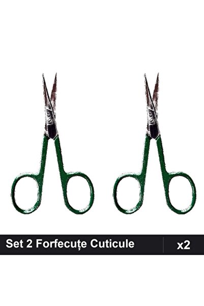 One Group Set 2 Forfecuțe Profesionale Cuticule One Group, Clești Unghiere Ma...