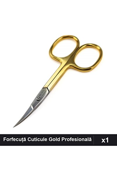 One Group Forfecuță Profesională Cuticule Gold, 1 Bucată, Manichiură