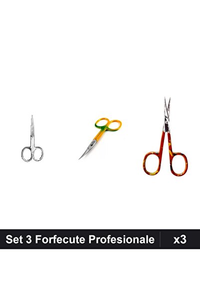One Group Set 3 Forfecute Profesionale Manichiura One Group, Unghii și Cuticule