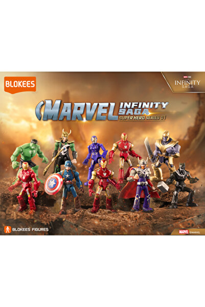 BLOKEES مارفل إنفينيتي ساغا، إصدار جالاكسي 01، سوبر ألاينس، طقم نموذج مارفل، ...