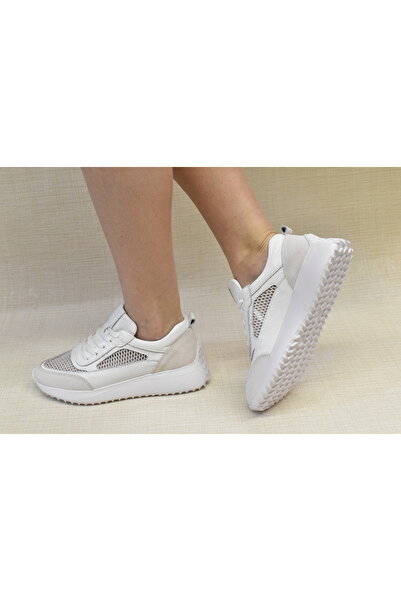 Kesim Shoes 100% Genuine Leather Women's Comfortable Sole Sports Shoes