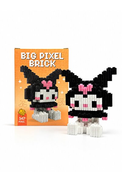 NETAVANTAJ Kuromi Tasarımlı Büyük Parçalı Blok Oyuncak Seti Big Pixel Brick Set