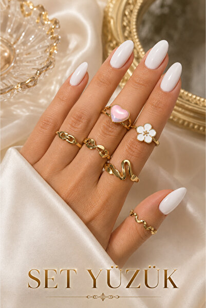 Jack Ferrero Gold Color Ring Set
