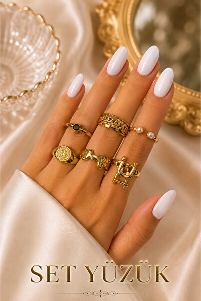 Jack Ferrero Gold Color Ring Set