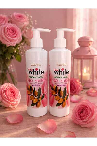 ROSE WHİTE ARGAN YAĞLI GÜL KREMİ