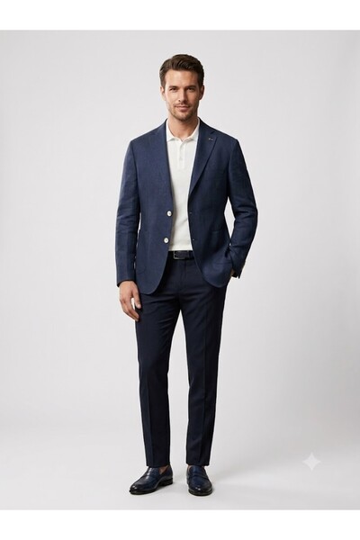 Generic Brand Havan Men's Stylish Cut Casual Blazer Jacket 2V26F0049