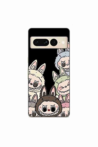 OEM Husa compatibila cu Google Pixel 7 Pro Silicon Gel Tpu Model Labubu Patte...