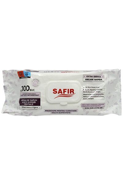 Vader Servetele Umede, Safir, Multisuprafete Fresh 100 buc,