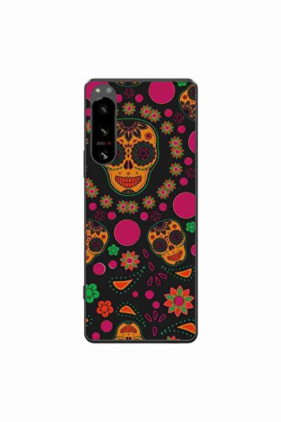 OEM Husa compatibila cu Sony Xperia 5 IV Silicon Gel Tpu Model Halloween Flor...