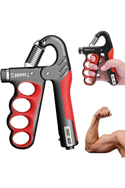 Arabest Adjustable Hand Gripper,5-100KG Resistance,Forearm Strengthener,with ...