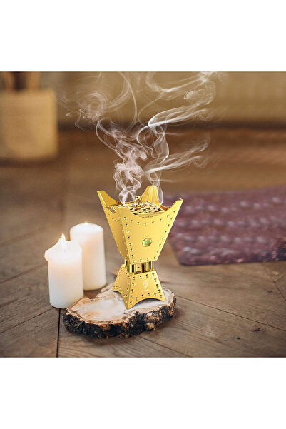 Oud Bukhoor مبخرة عود كهربائية – جهاز بخور محمول للعلاج بالروائح العطرية