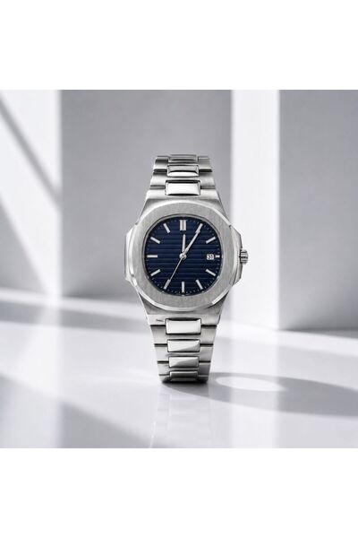 Eylemboutique Men's Steel Strap - Calendar - Stylish Design Wristwatch - Eşre...