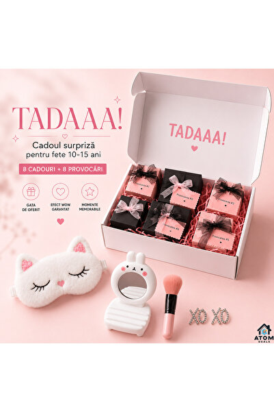 ATOM DEALS TADAAA! Gift box for girls 10-15 years old with 8 surprises and ch...