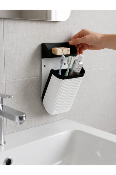 NESTLY Modern Wall-Mounted Bathroom Organizer