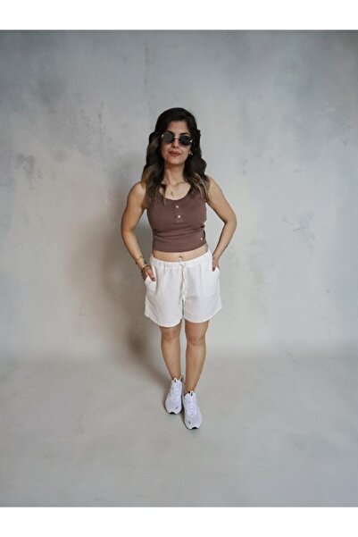 Butik SEVİL keten şort