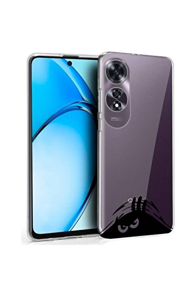 bestcase ¬Æ Husa pentru OPPO A60 4G, Clear Silicon 2MM, Hidden Face, Antisoc,...