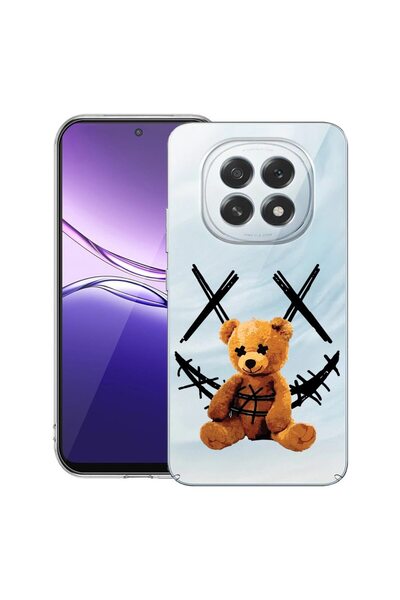 bestcase Калъф за OPPO F29 с дизайн  "усмихнато мече ", прозрачен, тънък, сил...