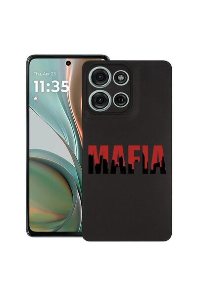 bestcase ¬Æ Husa pentru Motorola Moto G75, Maffia, Slim Silicon 0.8MM, Antiso...