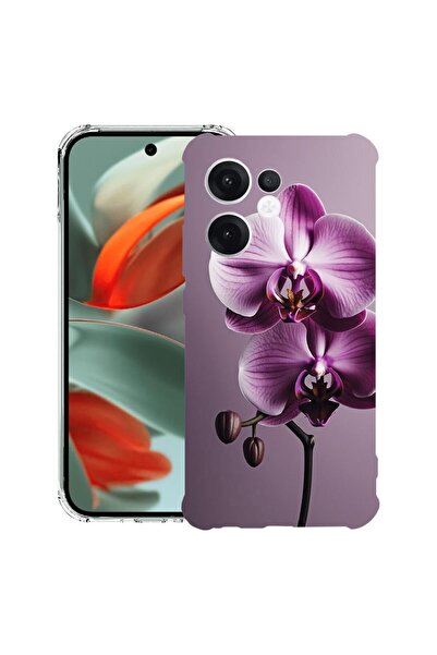 bestcase Husă Antișoc 1.5mm Compatibilă cu OPPO Reno15 Pro, cu Design Orhidee...