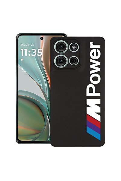 bestcase Калъф за Motorola Moto G75, BMW M Power, тънък силиконов 0.8 мм, уда...