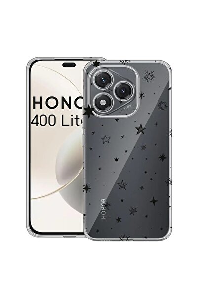 bestcase Husa pentru Honor 400 Lite 5G, BestCase¬Æ Clear Silicon 2MM, Stars, ...