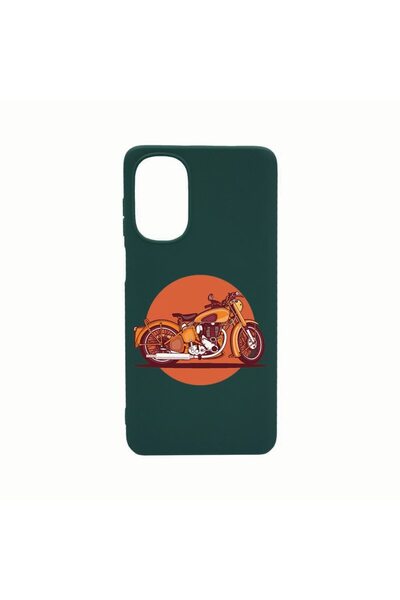 bestcase Husa Silicon, Compatibila Cu Motorola Moto E32s, Retro Bike, Reziste...